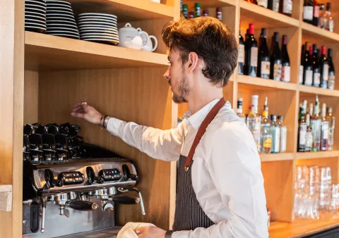 essuie-verre bar café restaurant en location Netexial