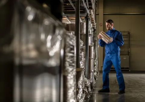 Vetement de travail blouson bleu ligne essentielle netexial