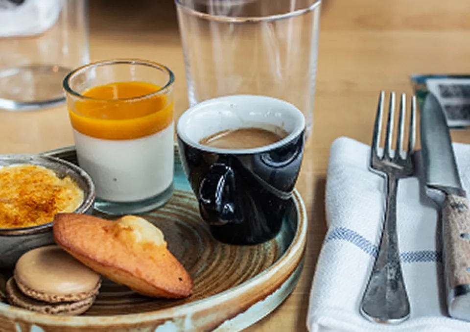 Assiette de desserts