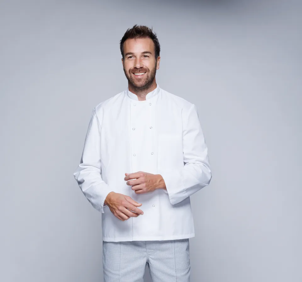 blouse chef restaurateur blanche location netexial