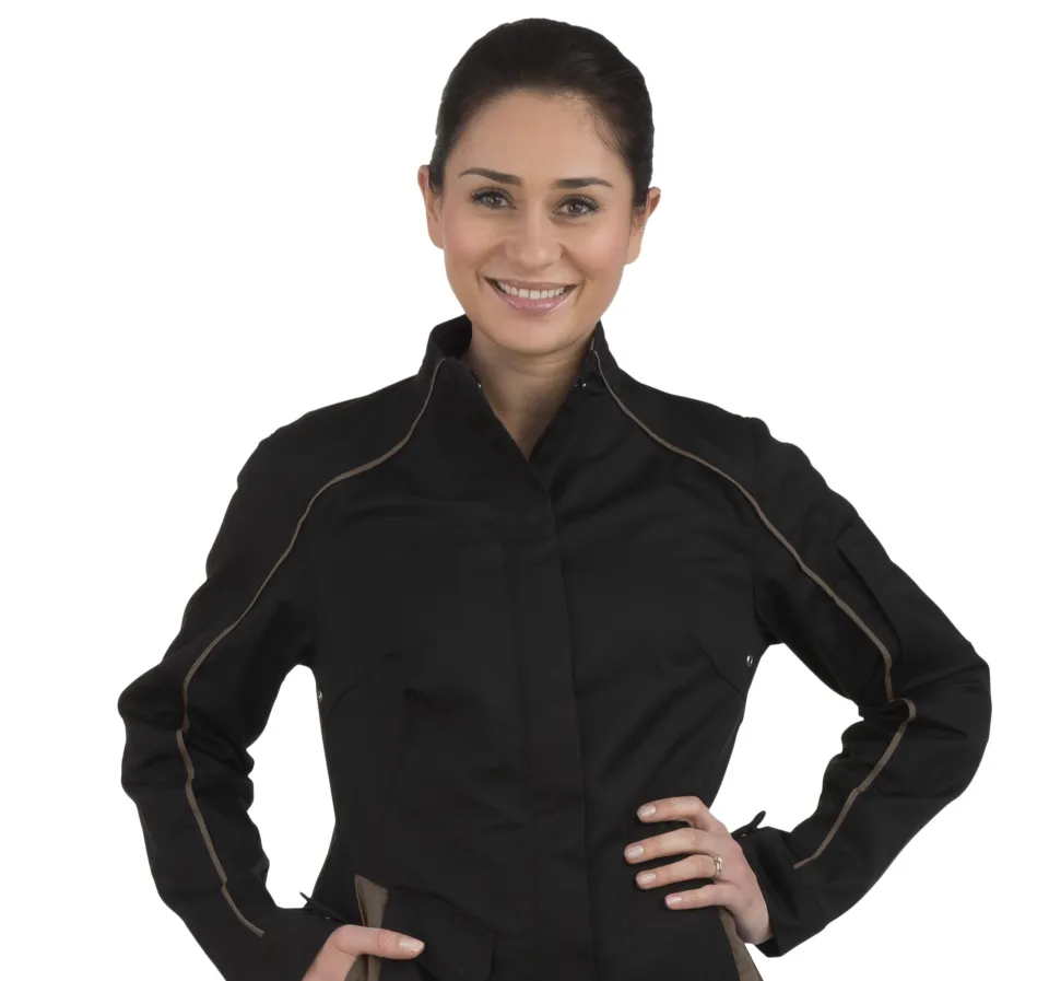 blouson streetwear protect noir marron femme location vetement de travail netexial